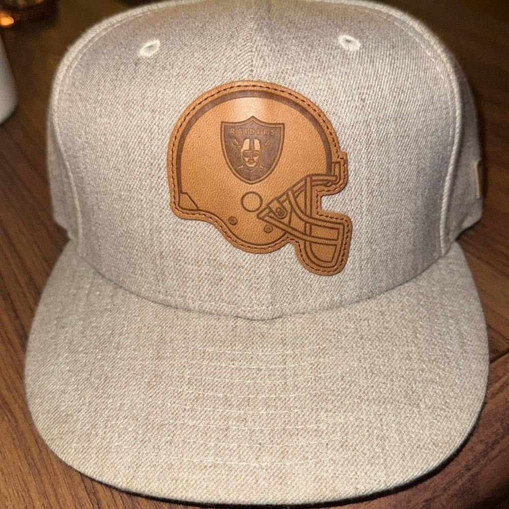 Cream Tan colored Raider Hat